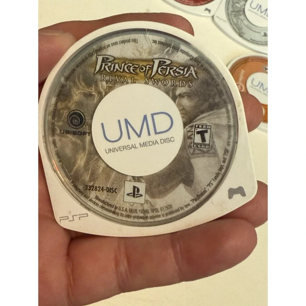 Lot Of 5 PSP Games , Disc Only , Good Condition‎